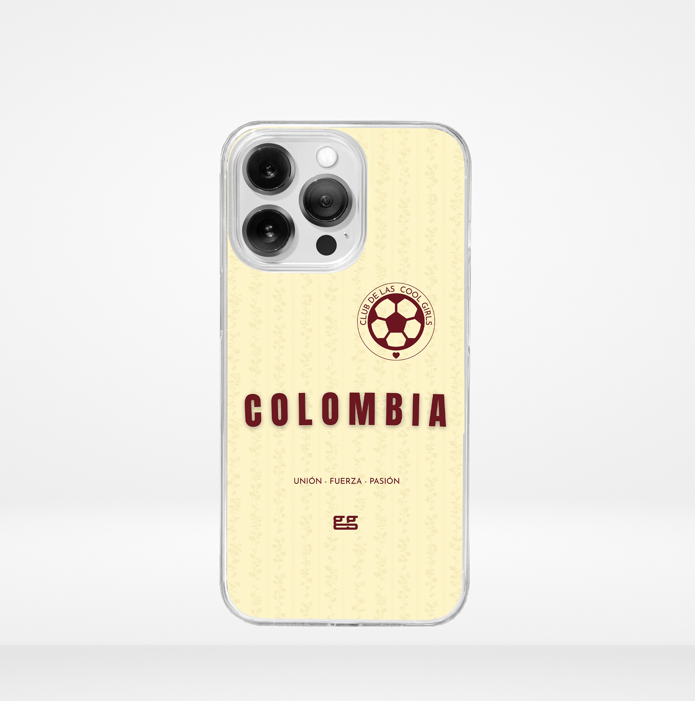 Funda Colombia Amarilla "Club de las Cool Girls"